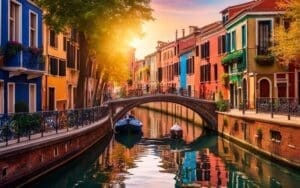 Boottocht op de kanalen