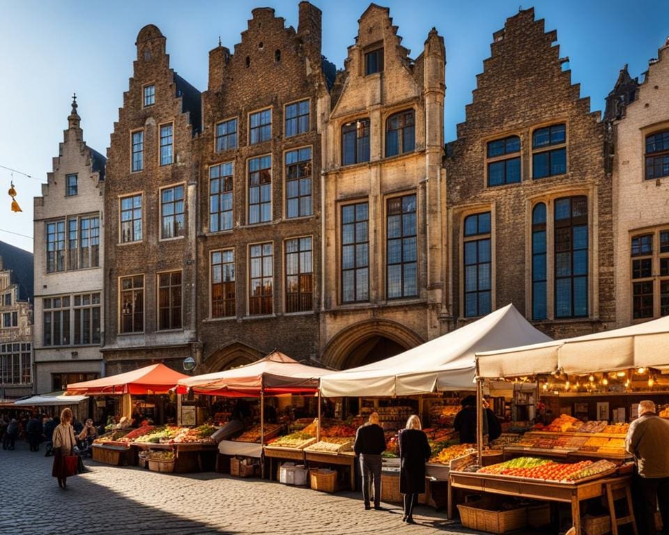 De Vrijdagmarkt in Gent