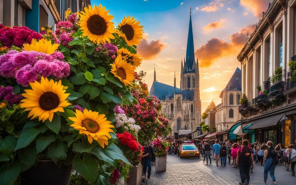 De bloemenstad van belgië