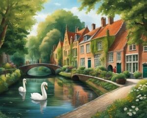 Het Minnewaterpark in Brugge