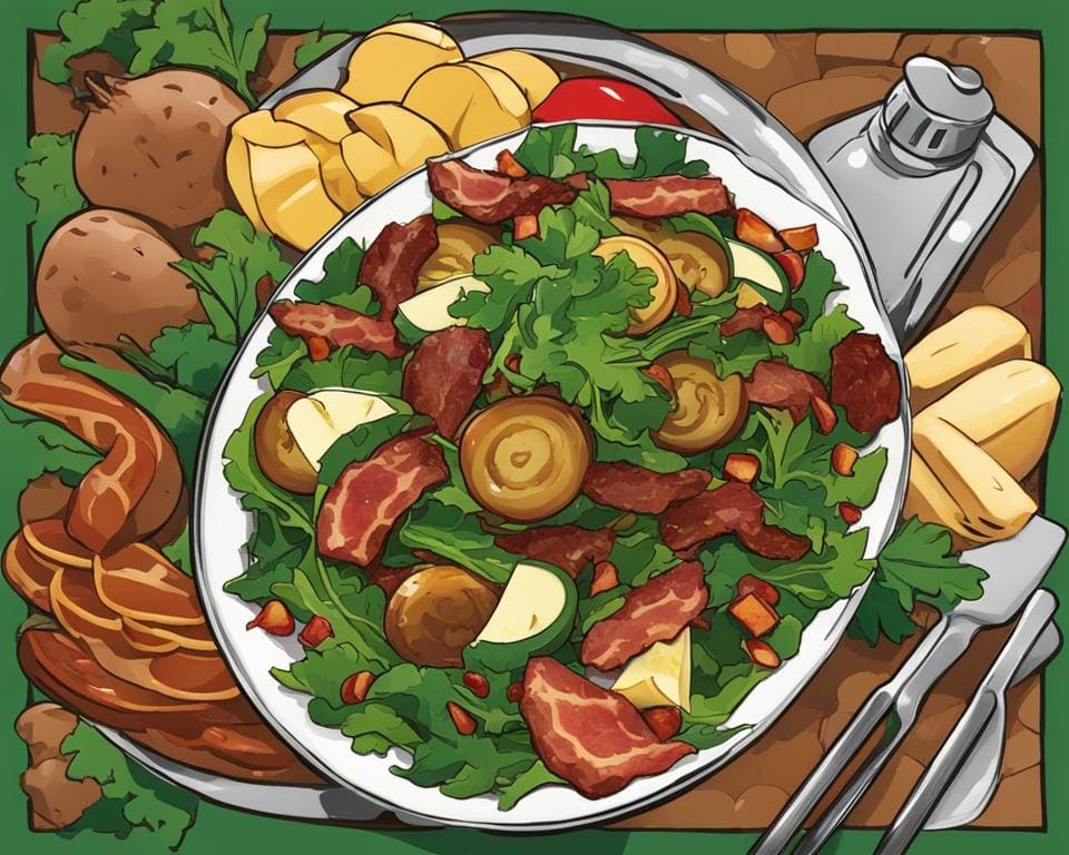 Luikse salade (Salade liégeoise)