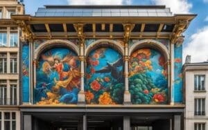 Stripmuren in Brussel