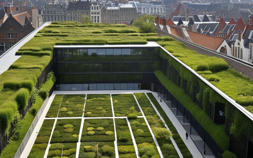 Welke Belgische steden lopen voorop in de implementatie van groendake