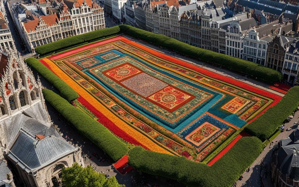bloemen tapijt
