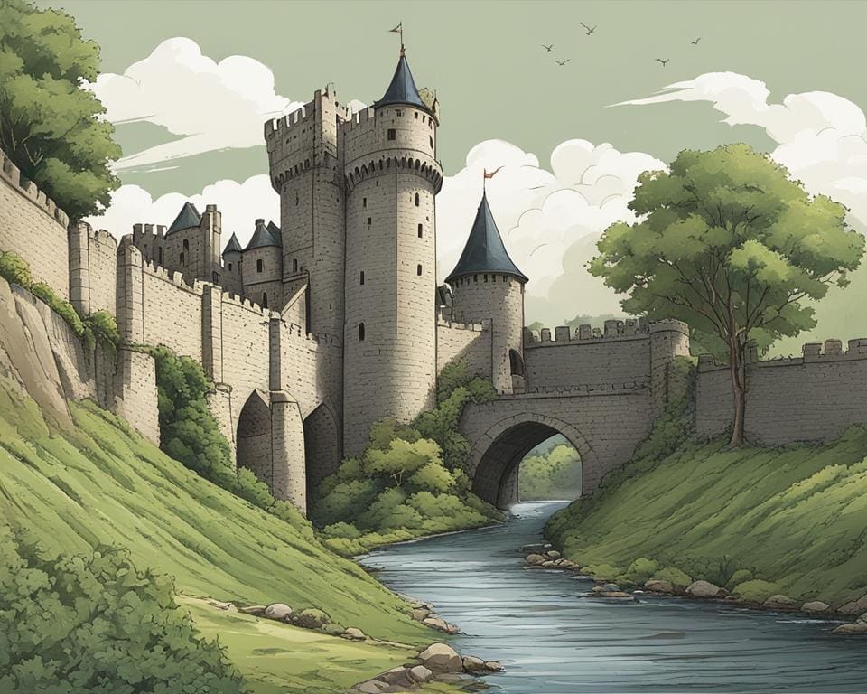 middeleeuws kasteel