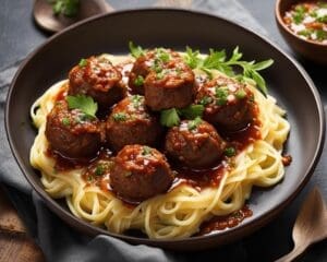 Boulets à la Liégeoise (Luikse gehaktballen)