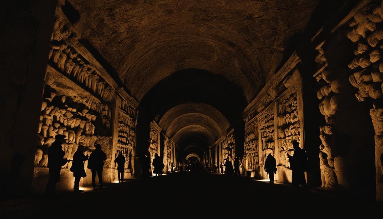 Een exclusieve nachtwandeling door de verborgen catacomben van Rome