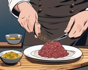 Filet américain (steak tartare)