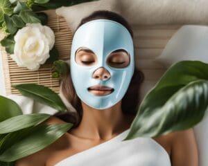 Geef collageen een boost met een licht masker