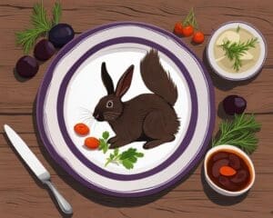 Konijn met pruimen (Lapin aux pruneaux)