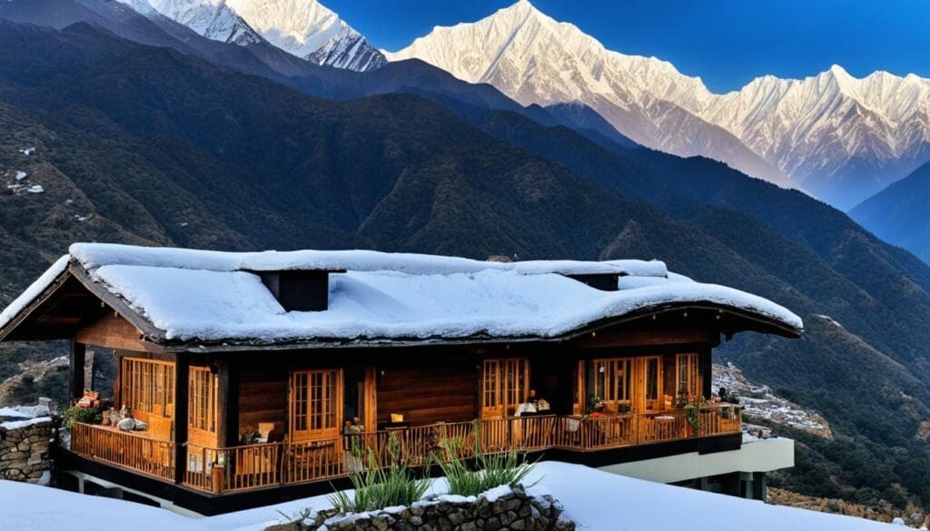 luxe meditatieretraite in de Himalaya