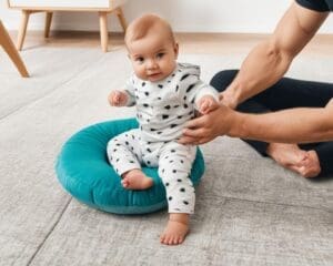 hoe baby leren zitten