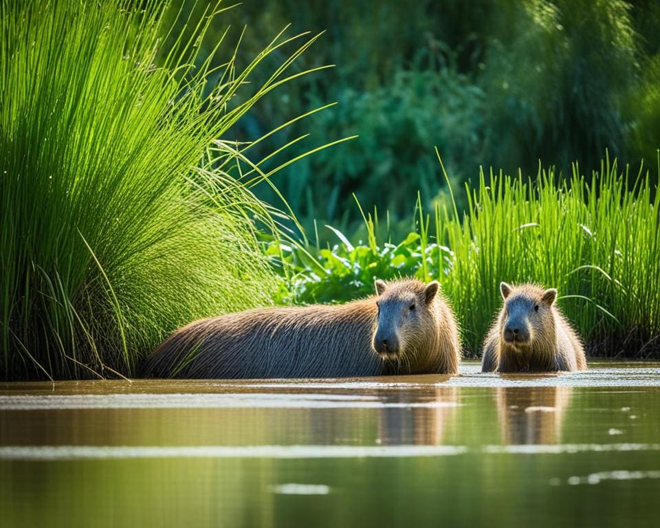 Capybara leefgebiedkenmerken