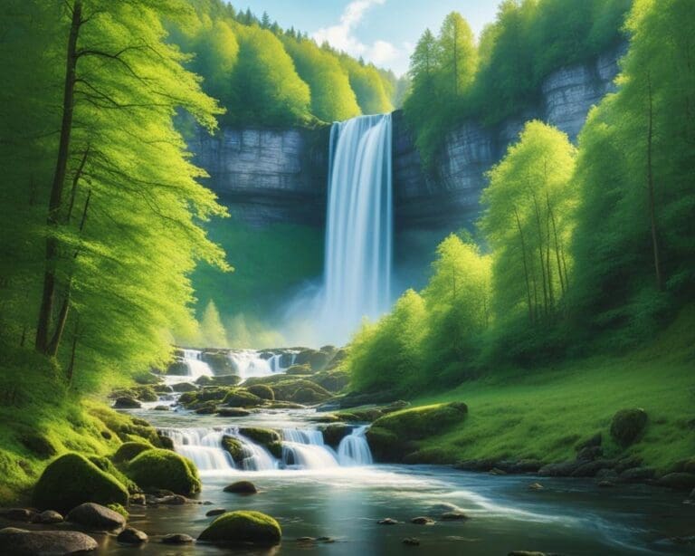 De Watervallen van Coo in de Ardennen