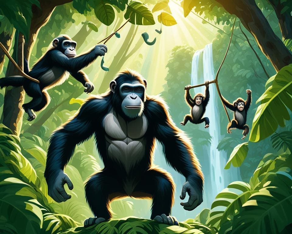 apen in de natuur