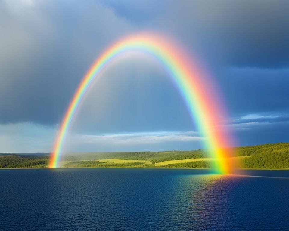 fysica van een regenboog