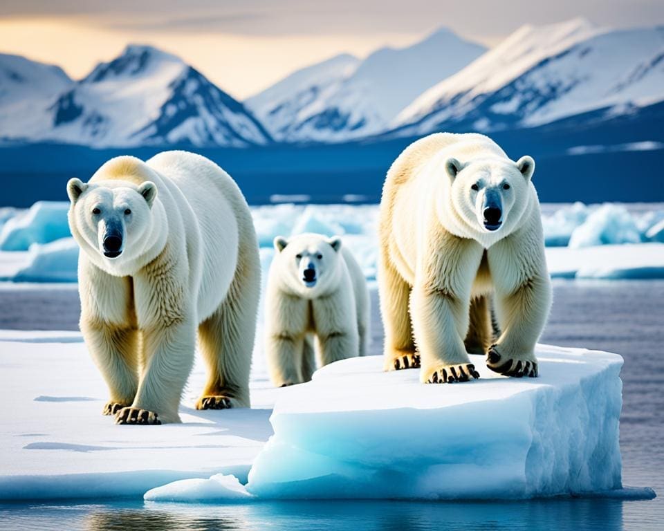 ijsberen in het wild