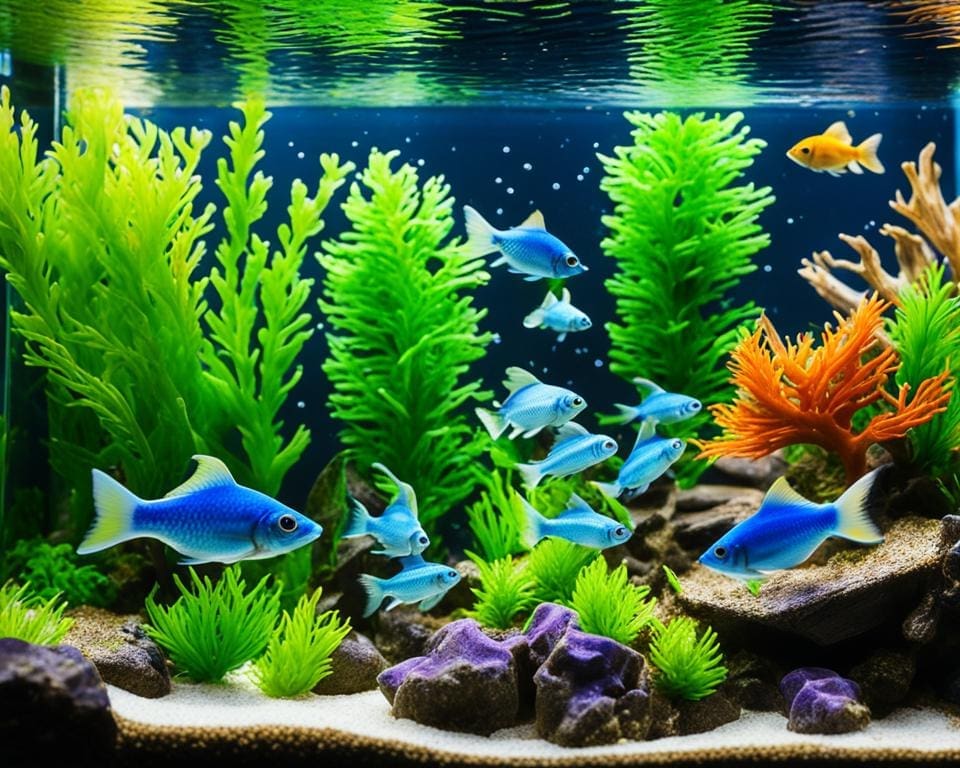 nano aquarium vissen