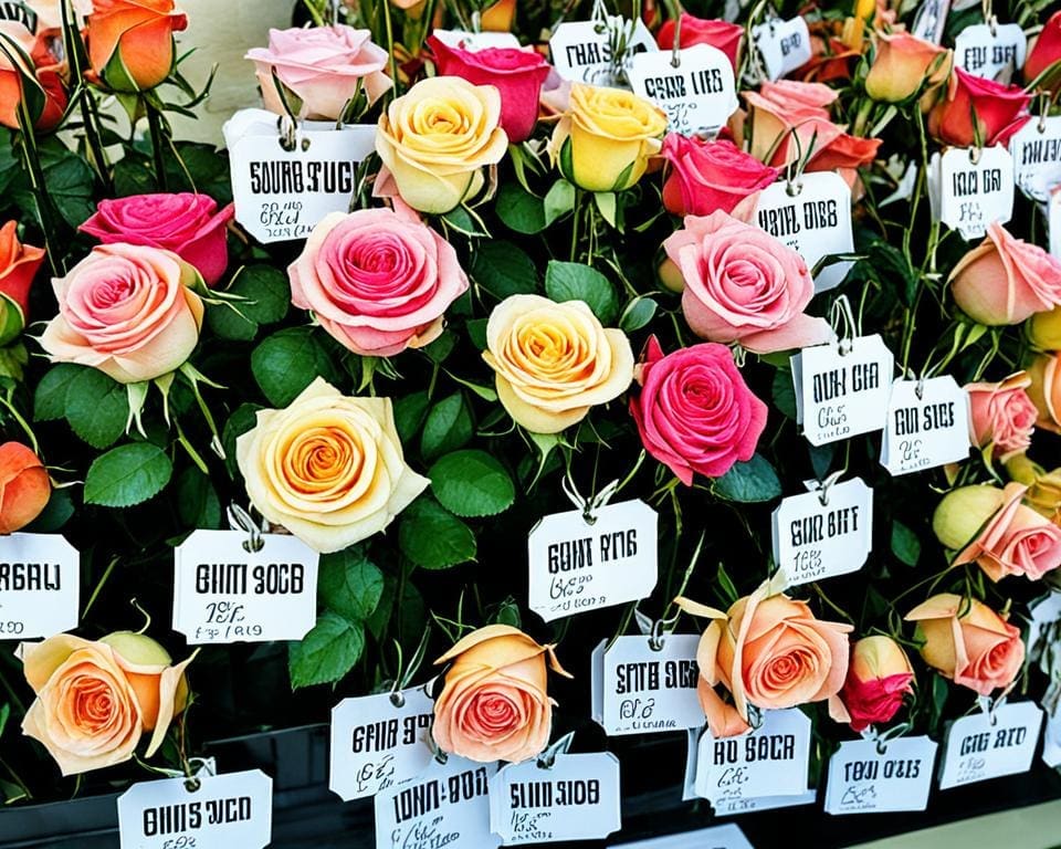 rozen prijzen
