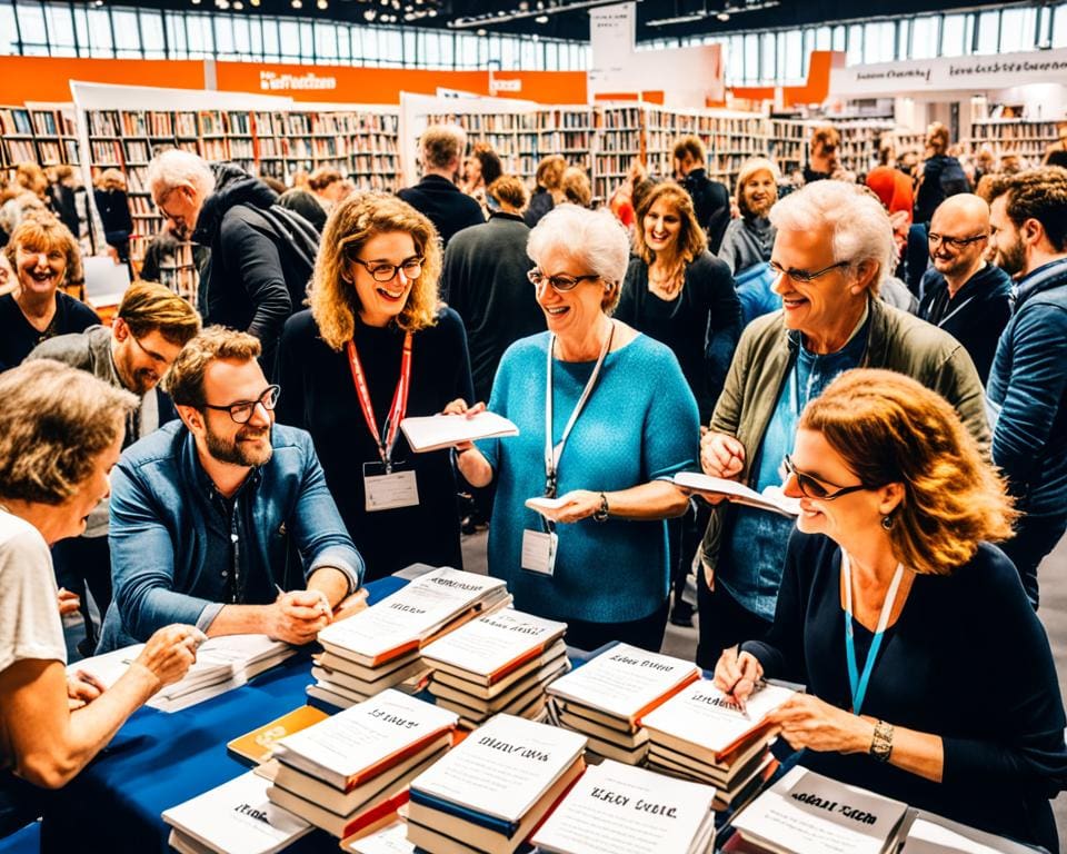 signeersessie op De Boekenbeurs van Antwerpen