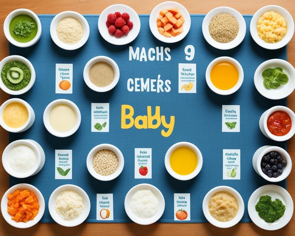 voedingsschema baby 9 maanden