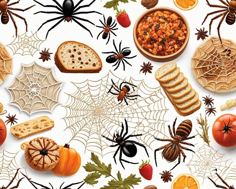 voedingssporen van spinnen