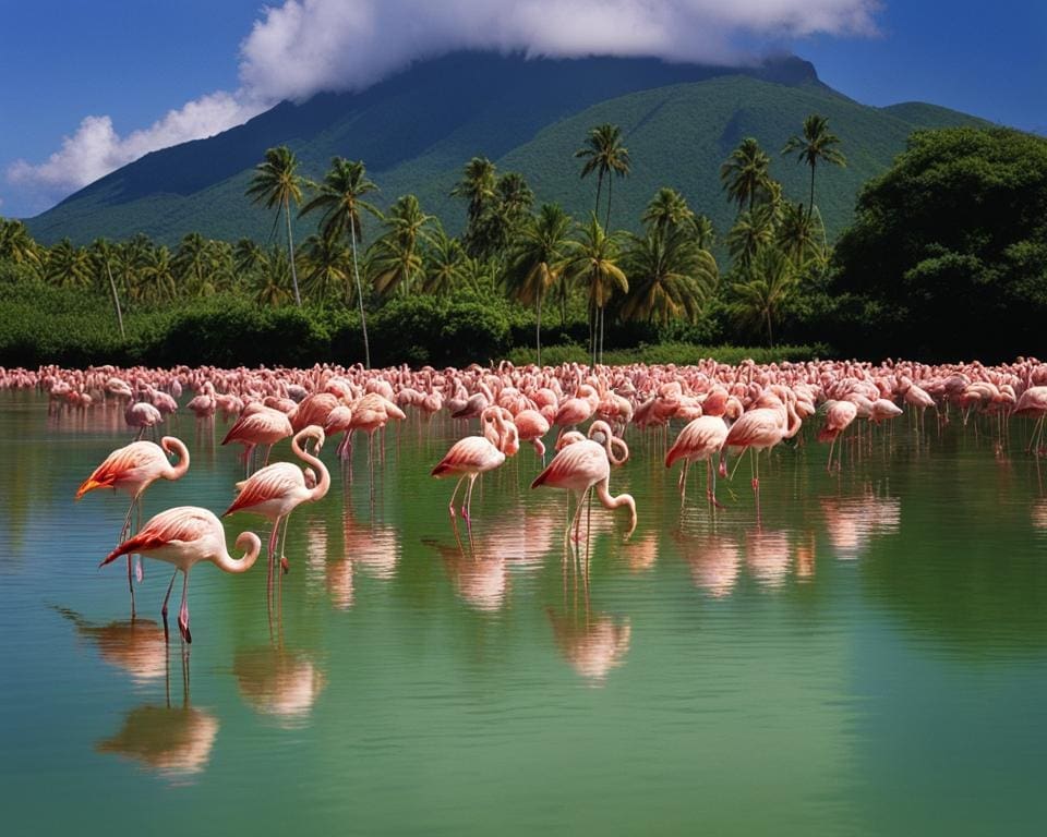waar wonen flamingo's