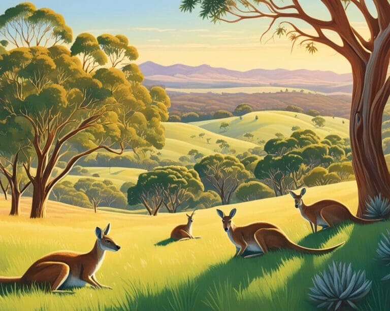 waar wonen kangoeroes