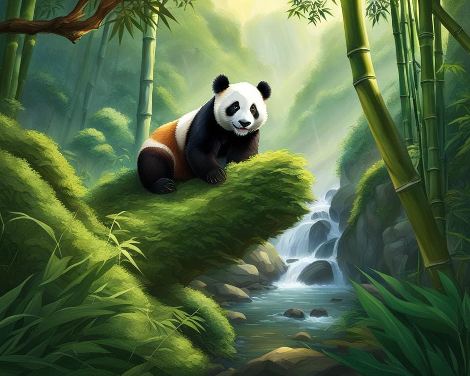 waar wonen panda's