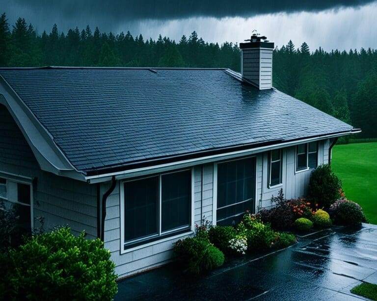 wat is de regenkant van een huis