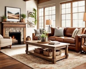Designstrategieën voor een Rustieke Woonkamer