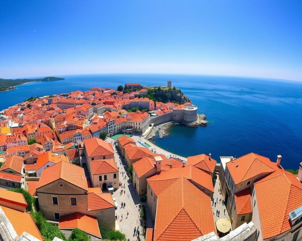 Bezoek de oude stad Dubrovnik, Kroatië