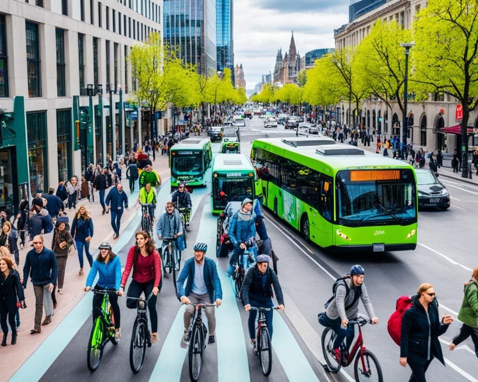 Stedelijke mobiliteit: Duurzaam reizen in de stad