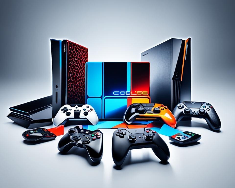 Verschillende soorten gaming consoles