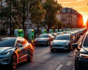 Beleggen in de auto-industrie: De verschuiving naar elektrische voertuigen