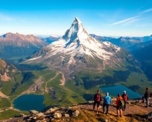 Bewonder de iconische bergen van de Matterhorn