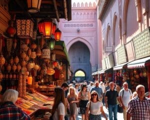 Bewonder de kleurrijke markten van Marrakesh, Marokko