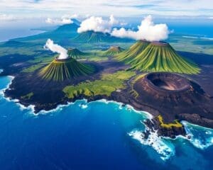 Bewonder de vulkanen van Hawaï vanuit de lucht