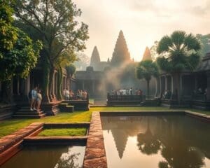 Bezoek de eeuwenoude tempels van Angkor Wat, Cambodja