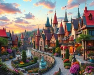 Bezoek een sprookjesachtige stad voor een dag vol magie