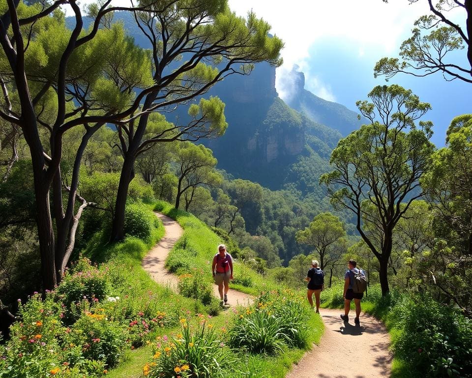 Blue Mountains natuurwandeling