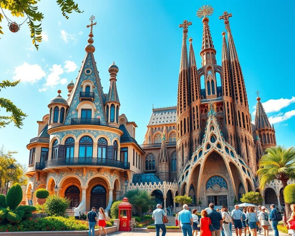 Gaudí architectuur in Barcelona