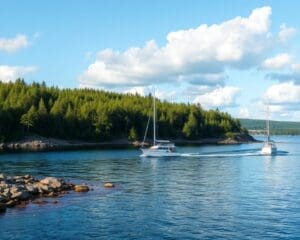 Geniet van een boottocht langs de meren van Finland