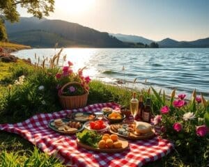 Geniet van een picknick aan de oevers van het Balatonmeer