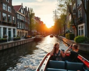 Geniet van een tocht langs de kanalen van Amsterdam