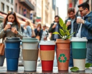 Herbruikbare koffiebekers voor je dagelijkse kopje onderweg