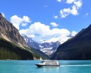 Maak een boottocht door de meren van Banff, Canada