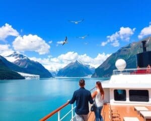 Maak een cruise langs de kust van Alaska