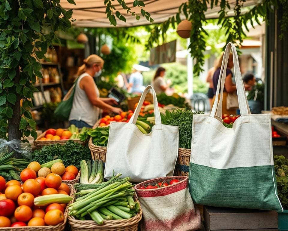 Milieuvriendelijk alternatief voor plastic zakjes