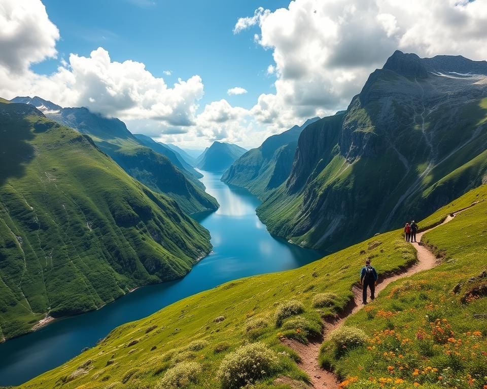 Noorse fjorden wandelroutes